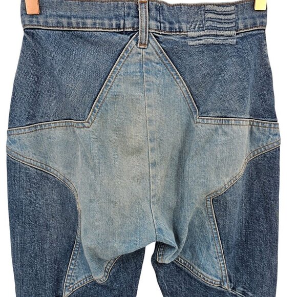 Revice Womens 27‎ Venus Crop Stargazer Star Butt Jeans - Picture 6 of 14